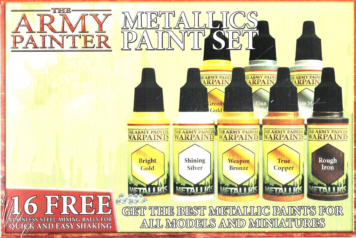 Metallics Paint Set - The Army Painter – MantisGamingStudios