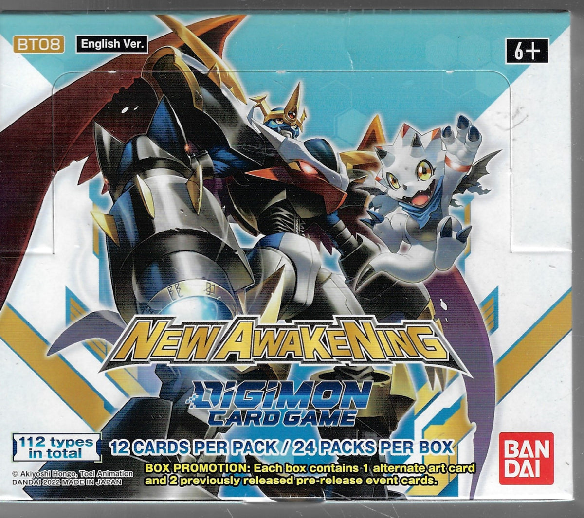 Digimon TCG New Awakening Display Box BT08 MantisGamingStudios Digimon TCG New Awakening Display Box BT08 MantisGamingStudios