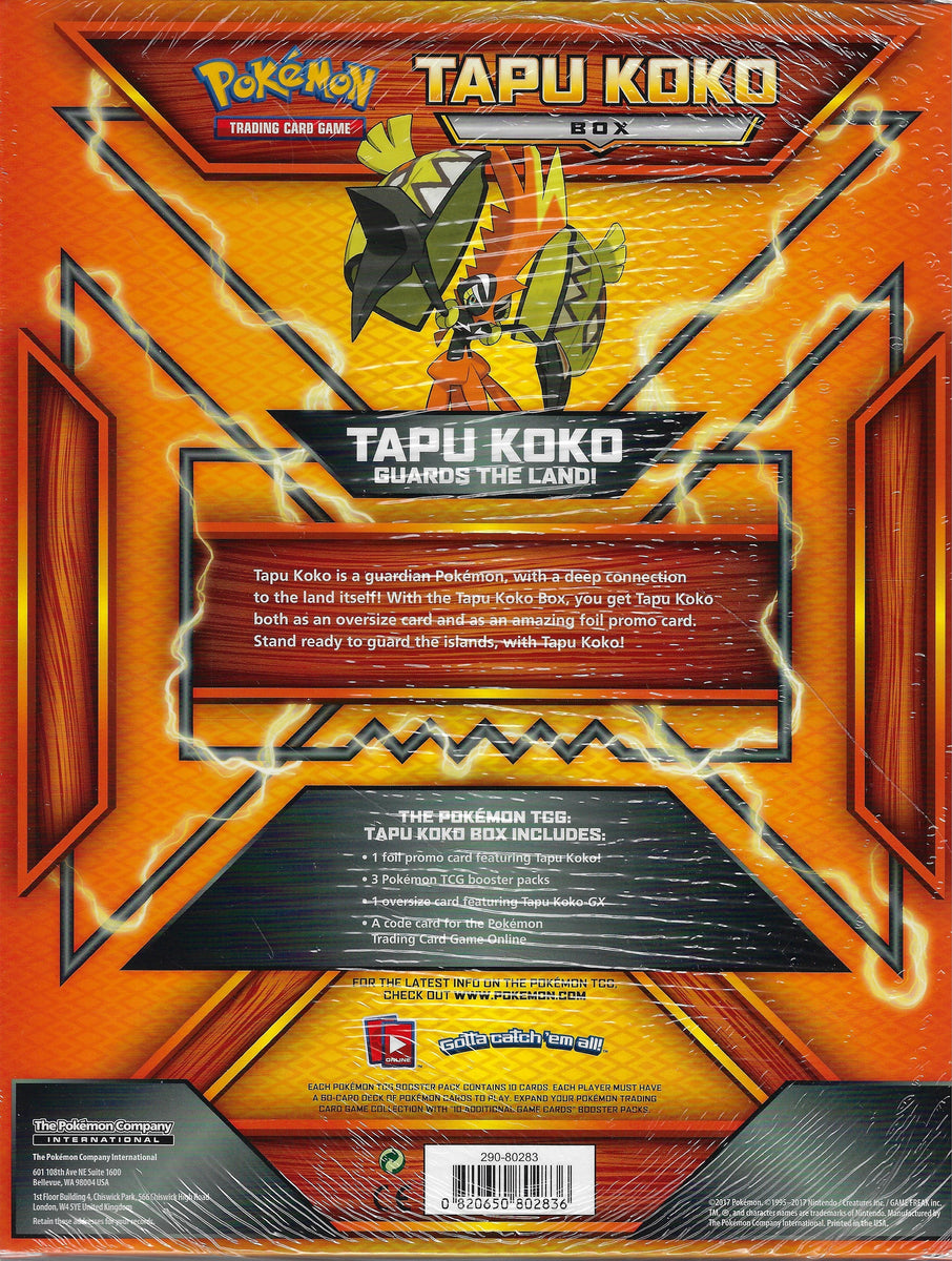 Pokémon Tapu Koko Box - POK80283 for sale online