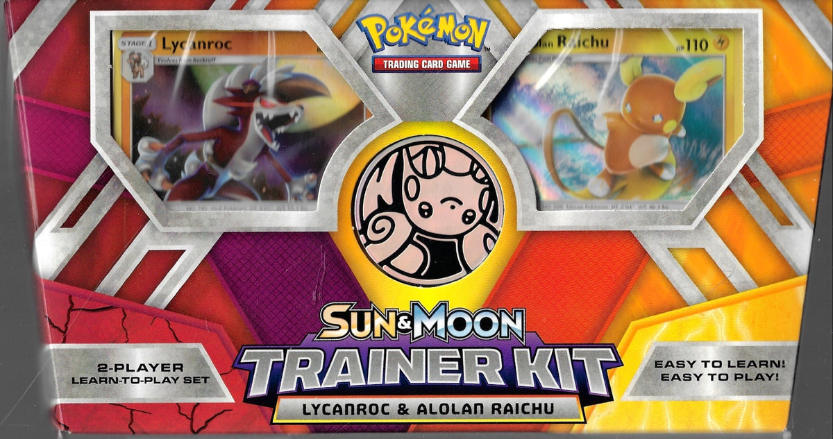Pokemon TCG Sun & Moon Trainer Kit Lycanroc & Alolan Raichu Box - Poke MantisGamingStudios Pokemon TCG Sun & Moon Trainer Kit Lycanroc & Alolan Raichu Box - Poke MantisGamingStudios