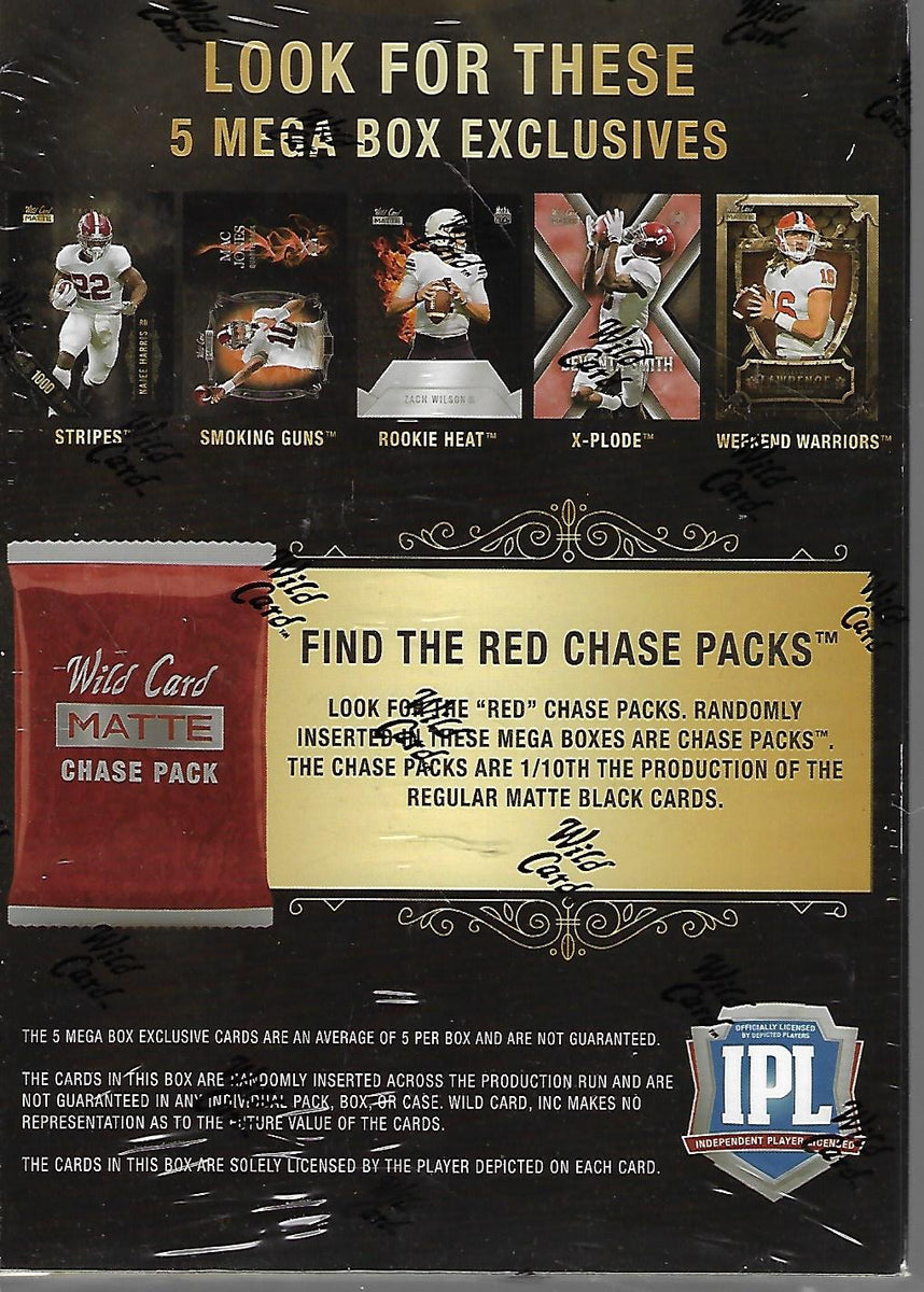 2022 Wild Card Draft Picks Matte Football (Hobby Mega Box)