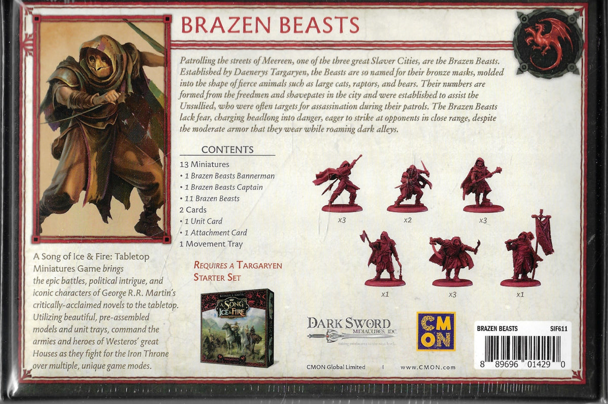A Song of Ice & Fire: Brazen Beasts, Tabletop Miniatures