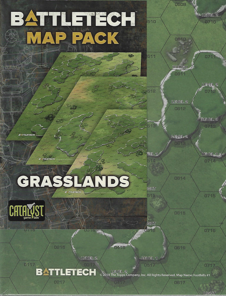 BattleTech: Battle Map B - Grasslands/Lunar