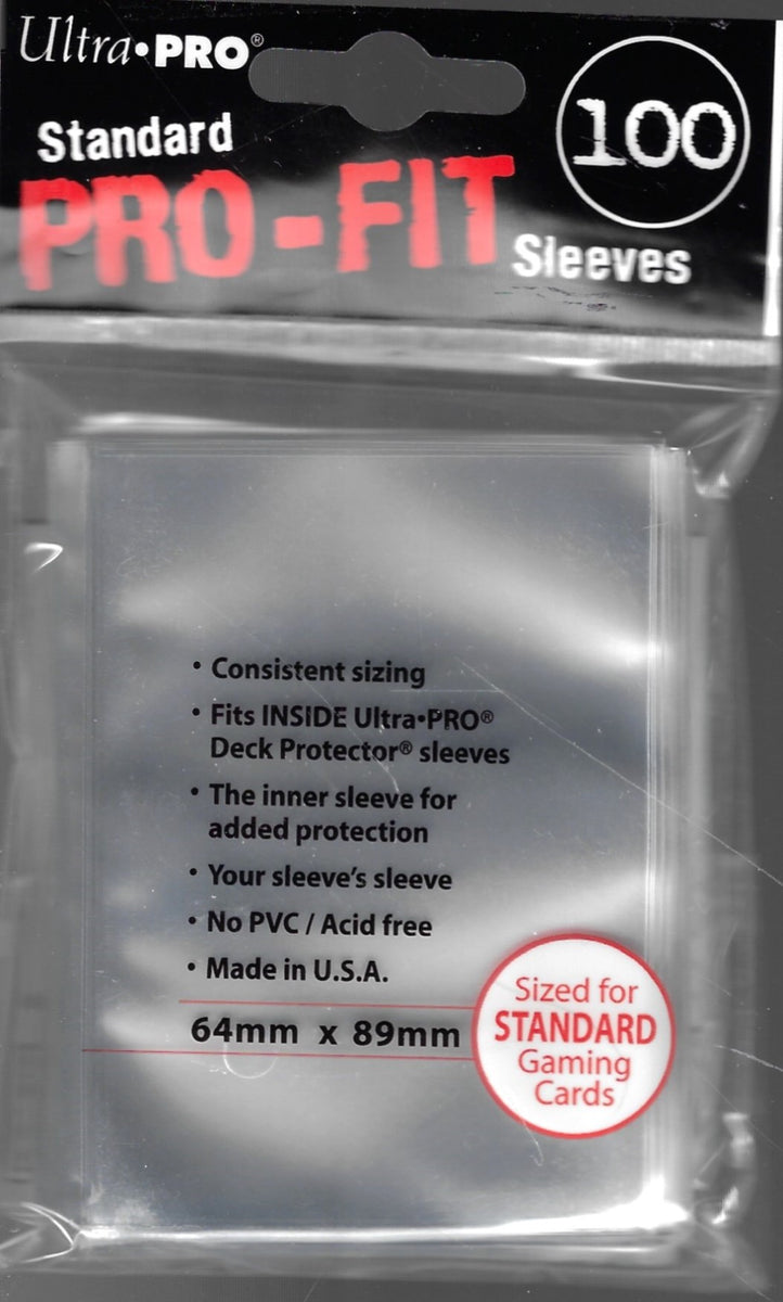Standard Pro-Fit Sleeves - Ultra Pro Standard Pro-Fit Sleeves - Ultra Pro