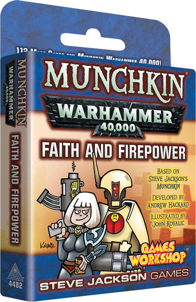 Munchkin Warhammer 40K Faith and Firepower Expansion - Steve Jackson Games