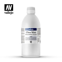 Auxillary Products: Ultra Matt Polyurethane Varnish 500ml (28.653) - Acrylicos Vallejo