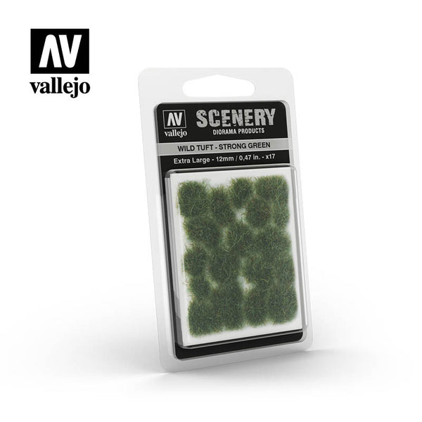 Scenery Diorama Products: Wild Tuft Strong Green (Extra Large) - Acrylicos Vallejo