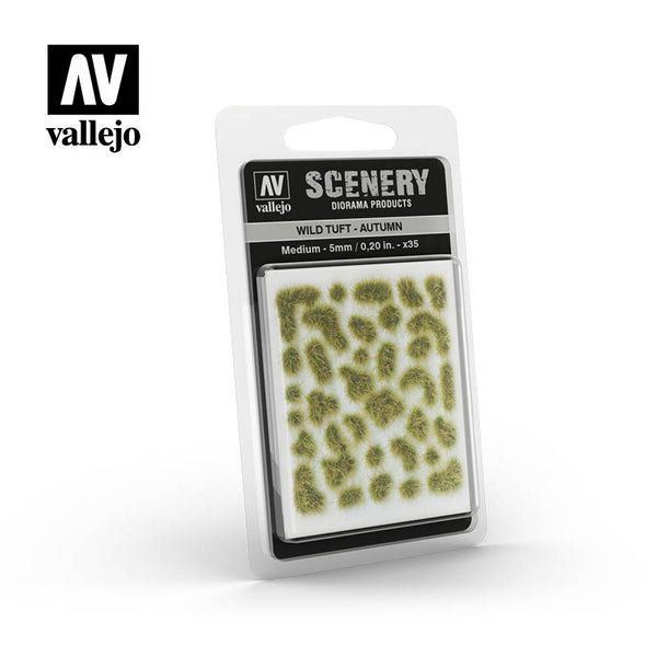 Scenery Diorama Products: Wild Tuft Autumn (Medium) - Acrylicos Vallejo