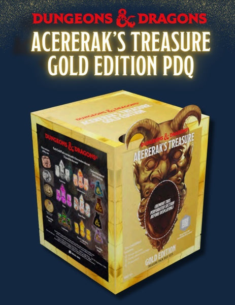 Dungeons & Dragons Acererak's Treasure Blind Box Gold Edition - Sirius Dice