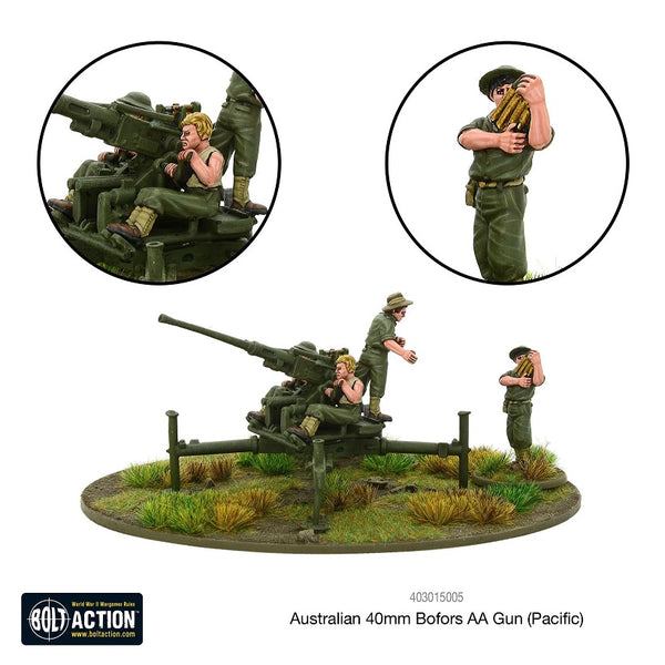 Australian 40mm Bofors AA Gun (Pacific) - Bolt Action