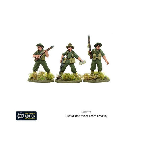 Australian Officer Team (Pacific) - Bolt Action