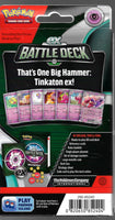 Pokemon Tinkaton EX Battle Deck - Pokemon