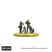 Blitzkrieg German Medium Mortar Team (1939-42) - Bolt Action