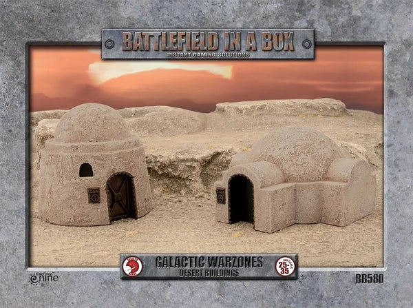 Galactic Warzones Desert Buildings - Battlefield in a Box