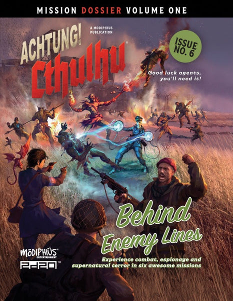 Achtung! Cthulhu 2d20: Mission Dossier 1 Behind Enemy Lines (Issue 6) - Modiphius