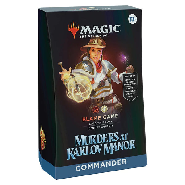 Murders at Karlov Manor Commander Deck Blame Game - MTG - Magic The Gathering