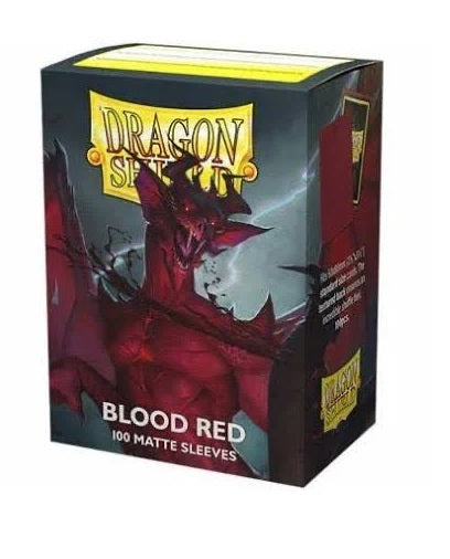 Dragon Shield Blood Red Matte (100) - Arcane Tinmen