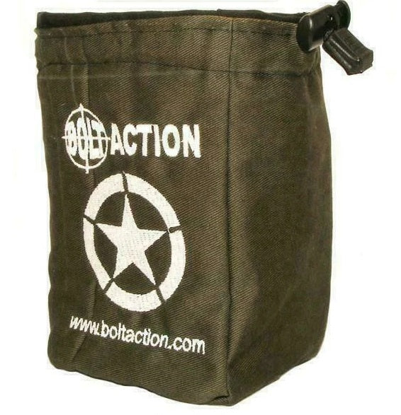 Bolt Action Allied Star Green Cloth Dice Bag - Warlord Games