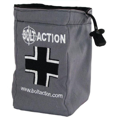 Bolt Action German Grey Cloth Dice Bag - Warlord Games