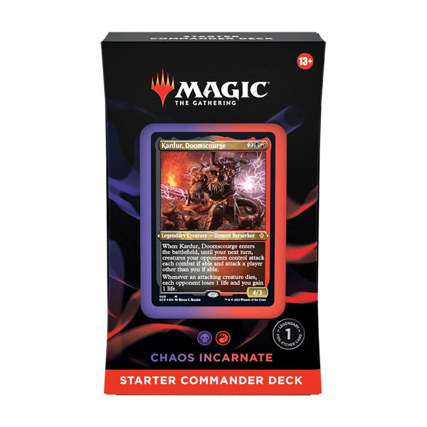 Starter Commander Chaos Incarnate - MTG - Magic The Gathering