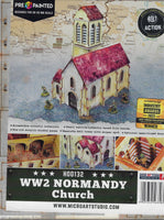 WW2 Normandy Church Pre-Painted - Warlord Games