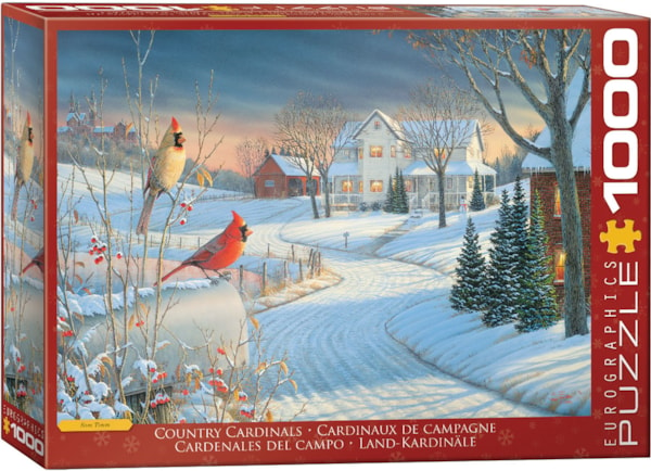 Country Cardinals 1000pc - EuroGraphics Puzzle