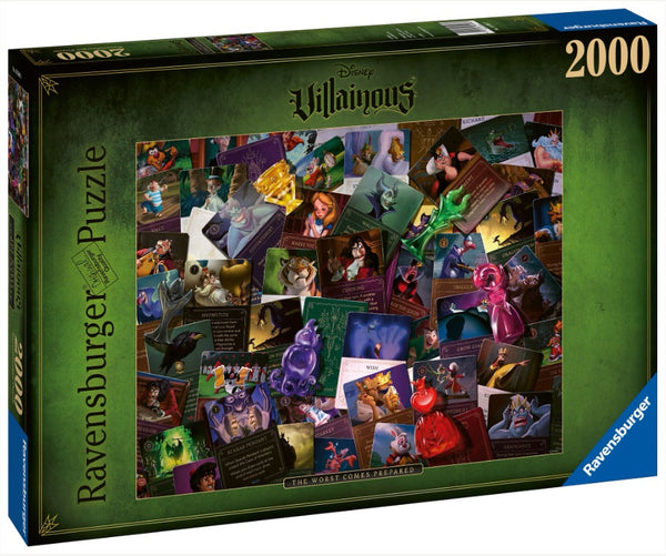 Disney Villainous: The Worst Comes Prepared / All Villains (2000 pc) - Ravensburger