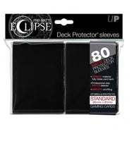 Pro-Matte Eclipse Deck Protector Sleeves Black (66mm x 91mm) - Ultra Pro