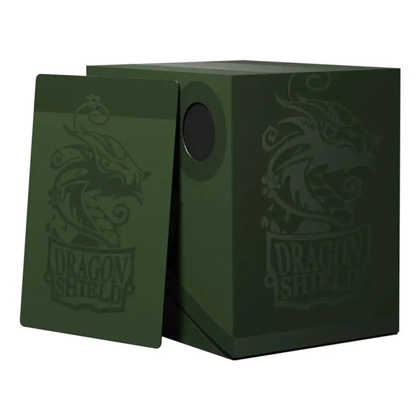 Dragon Shield Double Shell Card Box Forest Green - Arcane Tinmen