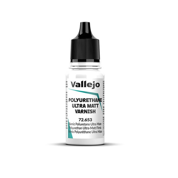 Game Color Auxiliary: Polyurethane Ultra Matt Varnish 18 ml. (72.653) - Acrylicos Vallejo