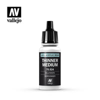 Auxiliary Products: Thinner Medium 17 ml. (70.524) - Acrylicos Vallejo