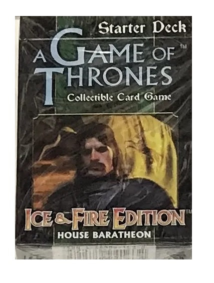 A Game of Thrones CCG Ice & Fire Edition House Baratheon Starter Deck - Fantasy Flight Games