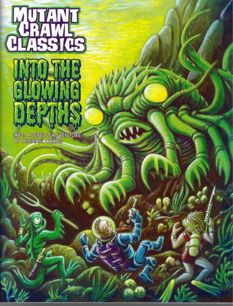 Mutant Crawl Classics RPG Core Rulebook HC Glows In The Dark Stefan - Goodman Games