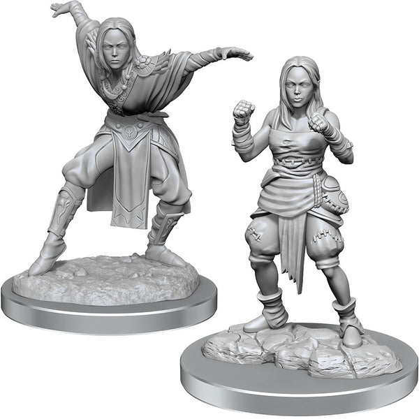 Half-Elf Monk Female - Pathfinder Battles Unpainted Minis