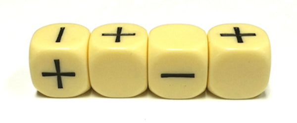 Fudge Dice Players Pack Ivory - Grey Ghost Press