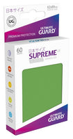 Supreme UX Sleeves Green Japanese Size (60) - Ultimate Guard