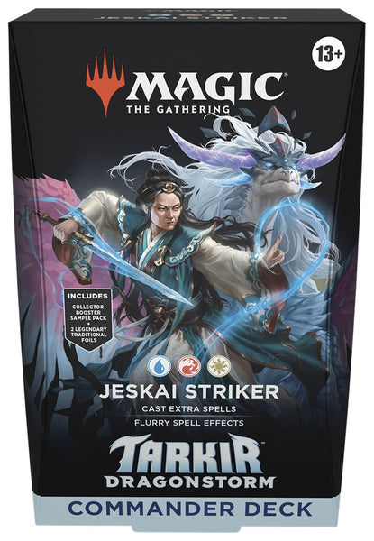 Tarkir Dragonstorm Commander Deck Jeskai Striker - MTG - Magic The Gathering