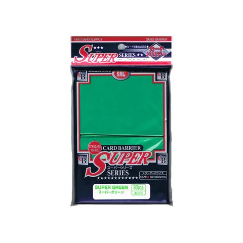 Card Barrier Super Series Super Green (92mm x 66mm) - KMC