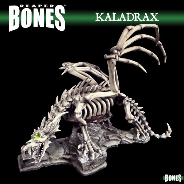 Dark Heaven: Bones Classic - Kaladrax, Skeletal Dragon Deluxe Boxed Set - Reaper Miniatures