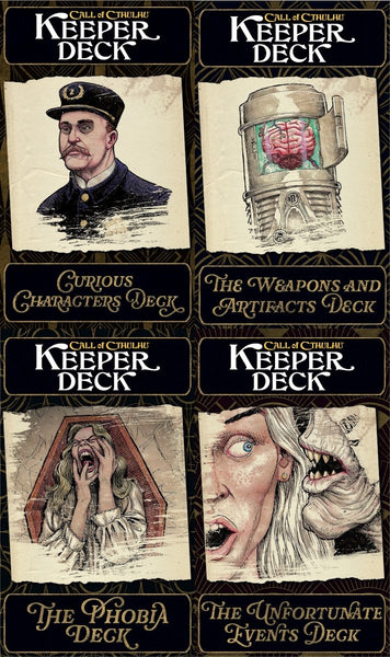 Call of Cthulhu Keepers Decks 2nd Edition - Chaosium