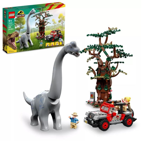 LEGO Jurassic Park Brachiosaurus Discovery with Jeep Toy 76960 - Lego
