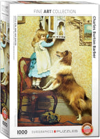 Little Girl and Her Sheltie 1000pc - EuroGraphics Puzzle