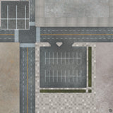 Mats by Mars: Streets of Justice B Tabletop Wargaming Play Mat