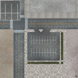 Mats by Mars: Streets of Justice B Tabletop Wargaming Play Mat
