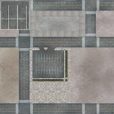 Mats by Mars: Streets of Justice B Tabletop Wargaming Play Mat