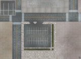 Mats by Mars: Streets of Justice B Tabletop Wargaming Play Mat