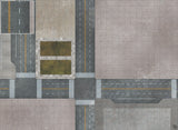 Mats by Mars: Streets of Justice C Tabletop Wargaming Play Mat