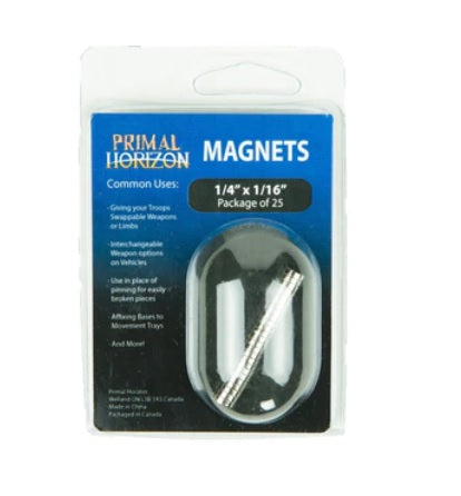 Magnets 1/4 x 1/16 (25) - Primal Horizon
