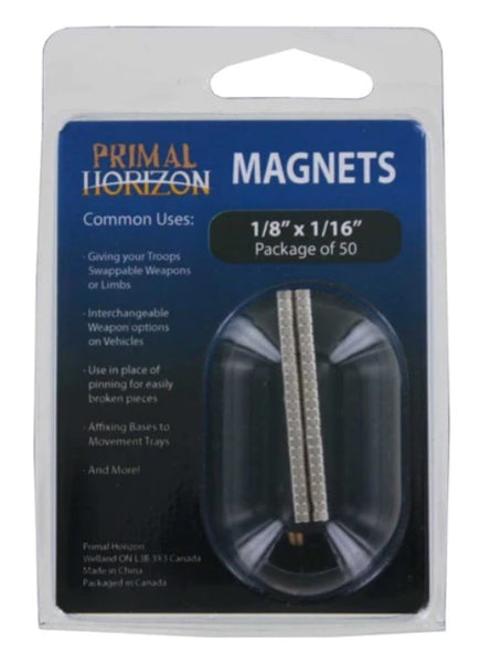 Magnets 1/8 x 1/16 (50) - Primal Horizon