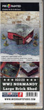 WW2 Normandy Large Brick Shed Pre-Painted - Warlord Games